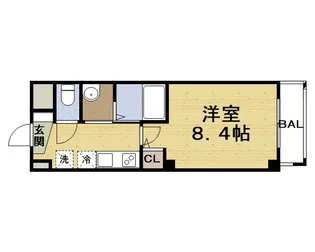 メゾン Y.M..【1階】の間取り