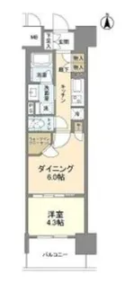 ブランズ大阪本町【14階】の間取り