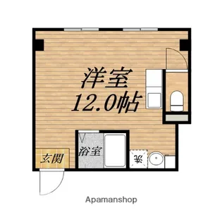 1Rの間取り画像