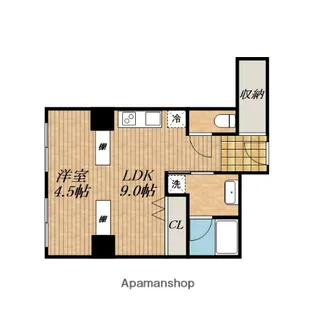 ラクメンビル【4階】の間取り