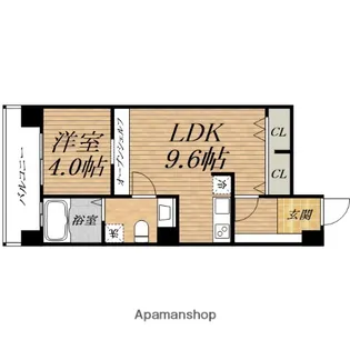 ラクメンビル【7階】の間取り