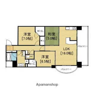 マスターズレジデンス道頓堀Ⅱ【8階】の間取り
