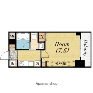 TAT LYON TIMBERTOWN【6階】の間取り