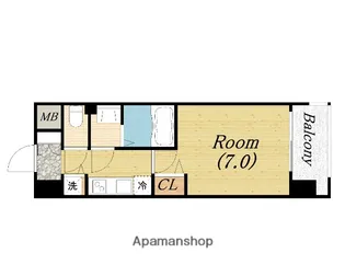 セイワパレス玉造上町台【11階】の間取り
