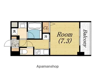 ワールドアイ大阪ドームシティ【2階】の間取り