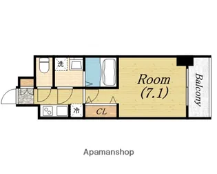 S−RESIDENCE大阪九条NORTH【2階】の間取り