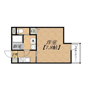 プレサンス谷町キャトル【13階】の間取り