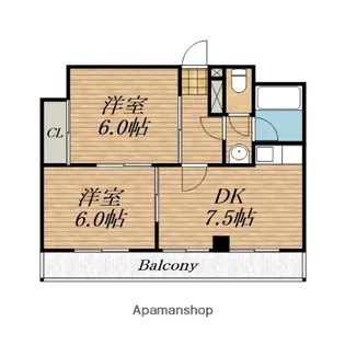 ラパンジール道頓堀【11階】の間取り