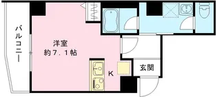 HRフロントリーガル新森【203号室号室】の間取り