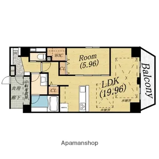 BANIX北堀江【11階】の間取り
