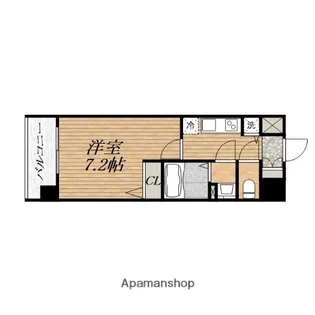 エスリード大阪城PREMIER【4階】の間取り