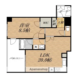 フェニックス日本橋高津【11階】の間取り