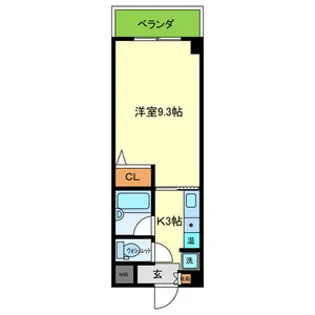 ギャレグラン【1階】の間取り