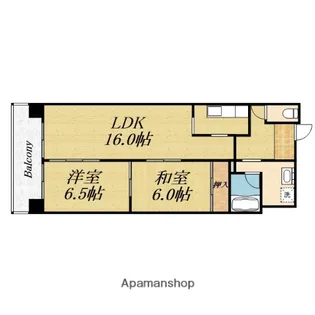 テン・フォーティ【6階】の間取り