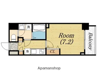 ファーストフィオーレ九条3【12階】の間取り