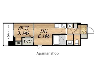 ドゥーエ天満橋【7階】の間取り
