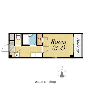 プレミアム堀江【8階】の間取り