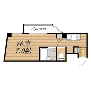 ドミール堺筋本町【7階】の間取り