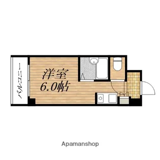 ドミール堺筋本町【12階】の間取り