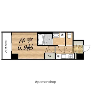 アーバス天満橋【10階】の間取り