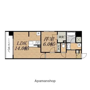 Ocean松屋町【10階】の間取り