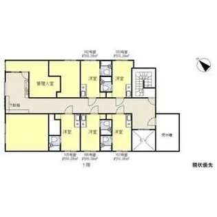 昭和グランドハイツ恵美須【1階】の間取り