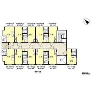 昭和グランドハイツ恵美須【4階】の間取り