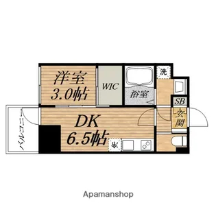SERENITE堺筋本町LIAN【2階】の間取り
