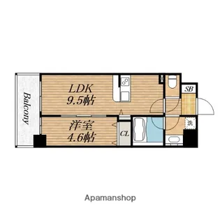 Fuku島之内【2階】の間取り