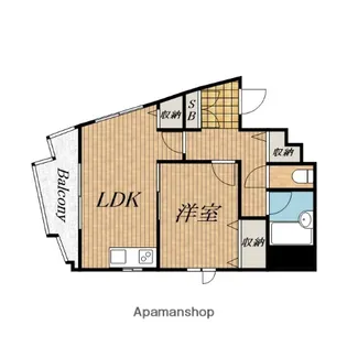 南黒門マンション【8階】の間取り