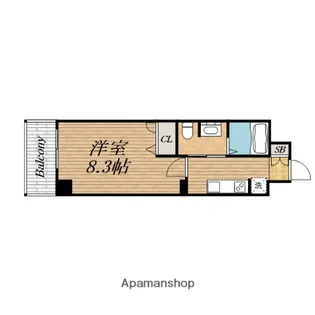 エルプレイス京橋【6階】の間取り