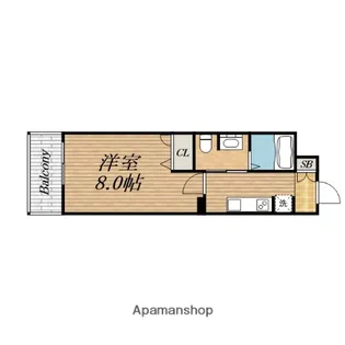 エルプレイス京橋【2階】の間取り