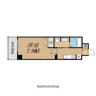 エルプレイス京橋【7階】の間取り