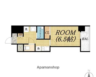 ファーストフィオーレ九条Ⅱ【15階】の間取り