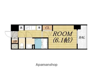 プレサンスDOMECITYコレーレ【6階】の間取り