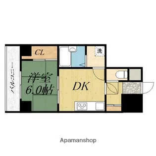 ライオンズマンション御堂本町【2階】の間取り