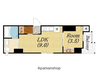 JESUS SQUARE日本橋【3階】の間取り