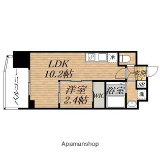 SERENITE本町東リアン【5階】の間取り