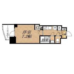 SERENITE本町東リアン【11階】の間取り