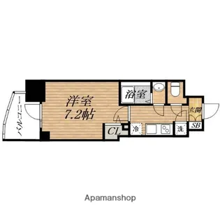セレニテ本町東リアン【2階】の間取り