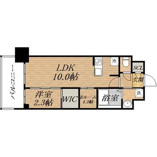 SERENITE本町東リアン【8階】の間取り