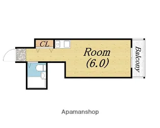 OFFICE PORT HONMACHIウエスト【4階】の間取り