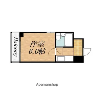 心斎橋レジデンス【7階】の間取り