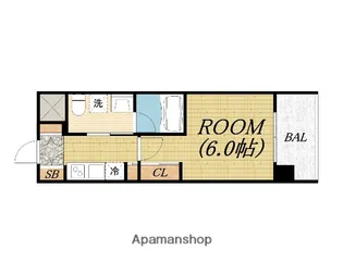 J.GRAN Court京町堀【9階】の間取り