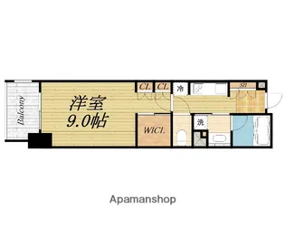 パークアクシス本町【13階】の間取り