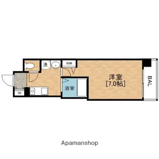 グラン・セレブ本町【5階】の間取り
