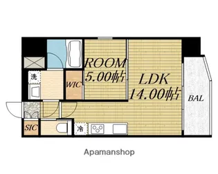 プレジオ九条【12階】の間取り