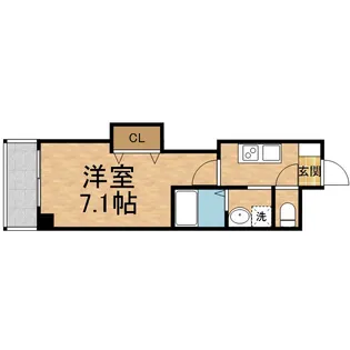 みおつくし守口【207号室号室】の間取り