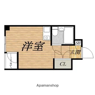 中之島LIVE【5階】の間取り