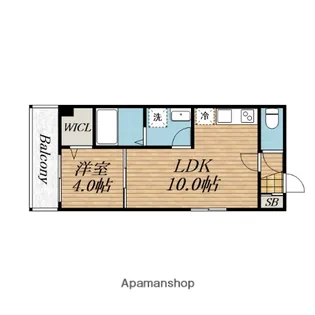 RAFFINE大阪九条【2階】の間取り